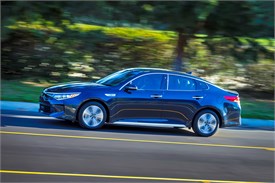 Kia Optima Hybrid side